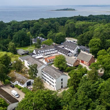Kalø Økologisk Landbrugsskole luftfoto