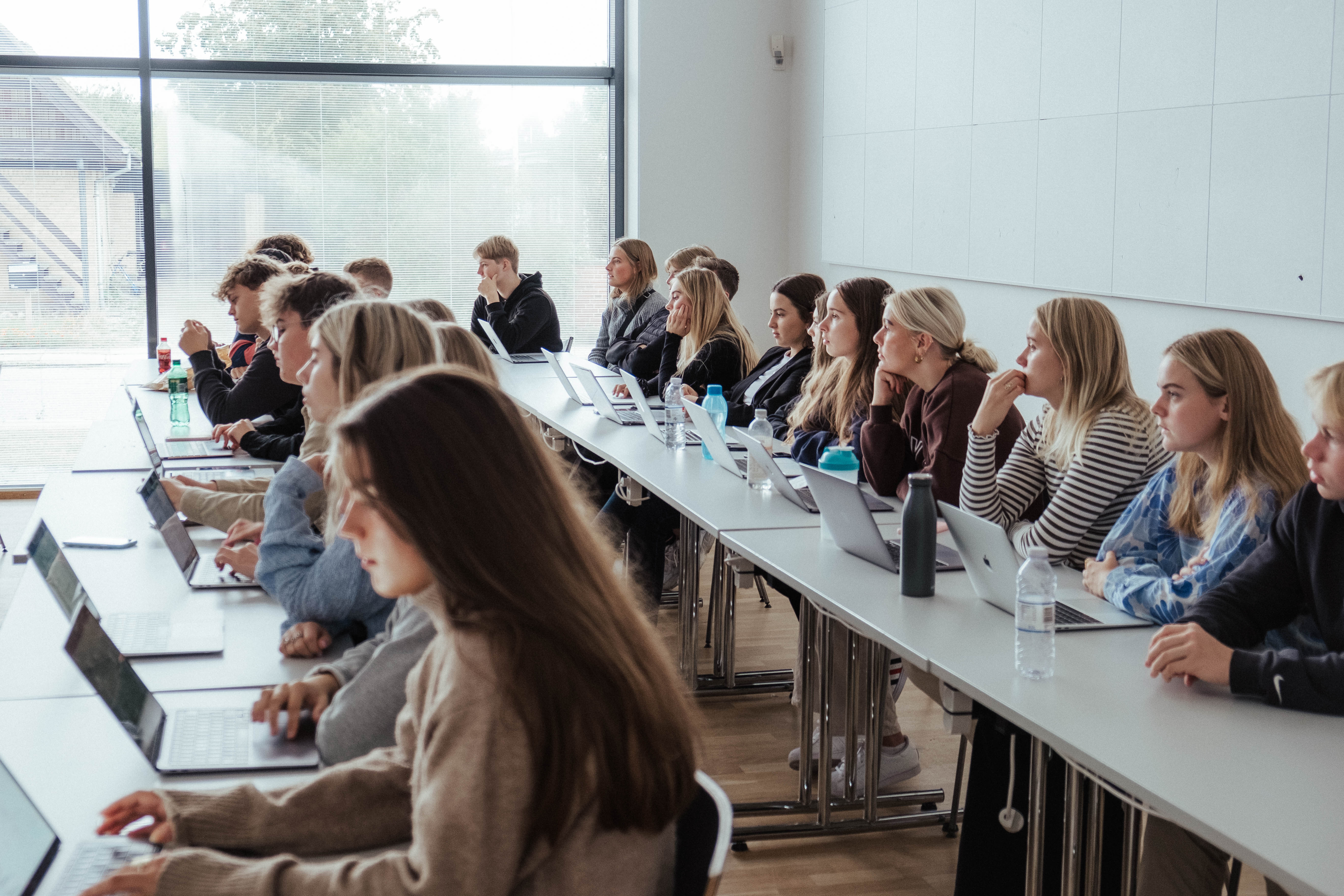 Elever på HHX til foredrag