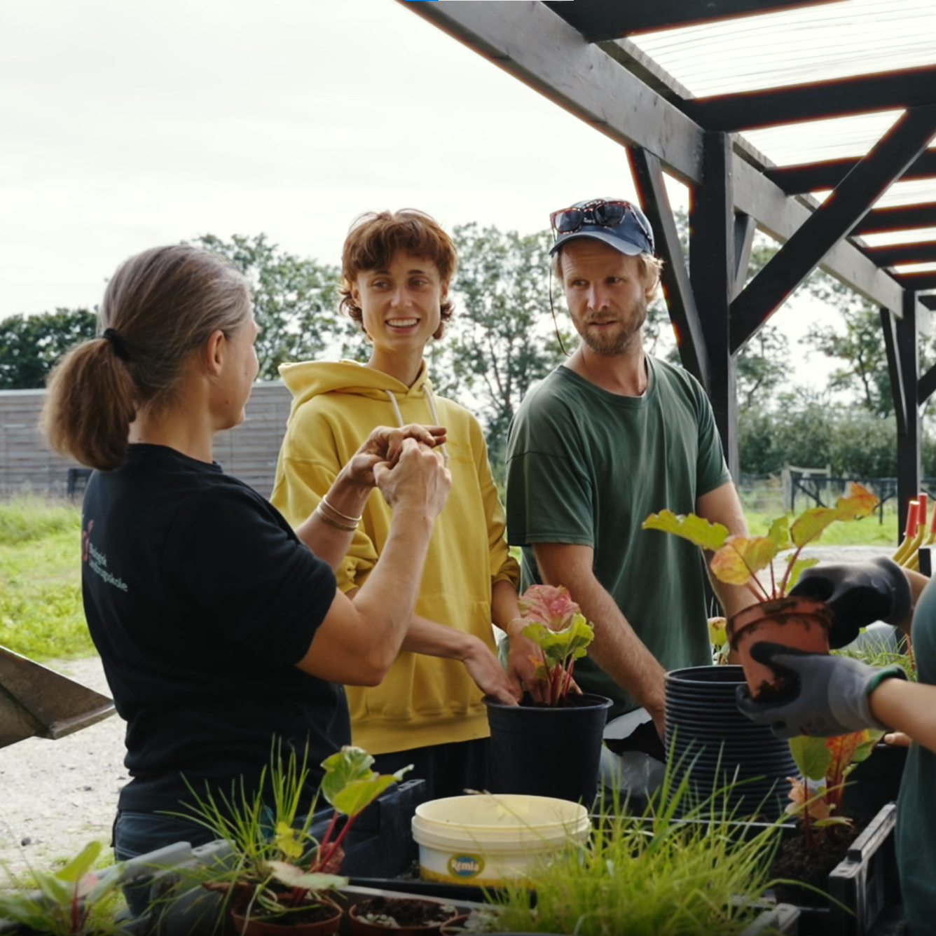 Elever på Kalø Økologisk Landbrugsskole